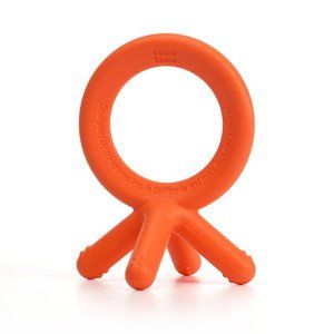 Comotomo Silicone Baby Teether Orange